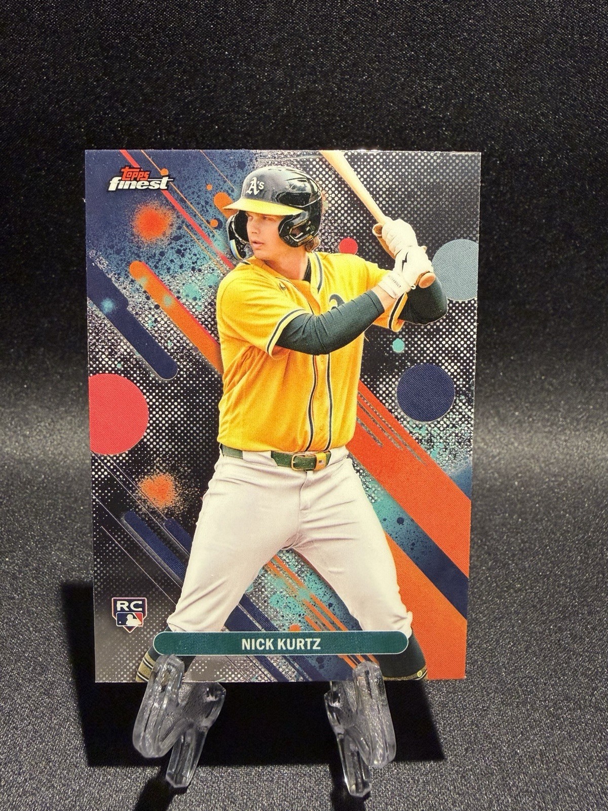 Nick Kurtz 2025 Topps Finest - Common #10 (RC) ROY A’s