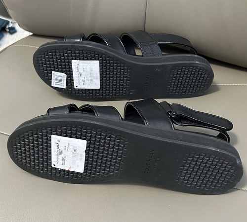 BNWB WOMEN'S COLE HAAN MIRABELLE CRISS CROSS SANDALS BLACK LEATHER US SIZE 6.5 - Picture 14 of 17