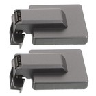 2 Pcs Ultra-thin Hydraulic Hinge Cabinet Hinges Brushed Nickel Concealed