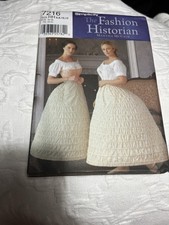 Simplicity 7216 Fashion Historian Victorian Hoopskirt Pattern Size HH 6-12 Uncut