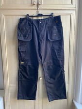 DeWalt ProStretch Holster Work Trousers Black W40 L31 Utility Knee Pad Pockets