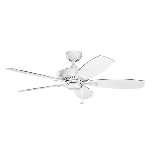 Kichler Lighting 300117MWH Canfield Indoor Ceiling Fan Matte White