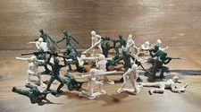 Lot 25 Timee Army Men Processed Plastic Military Toys Vintage 90s Tim-Mee