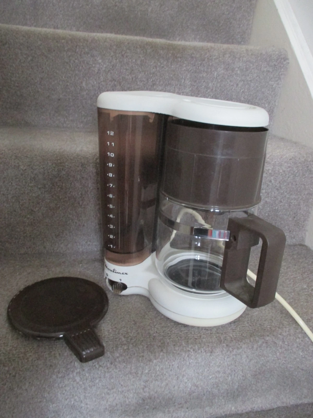 Moulinex Vintag 1970's Filter Coffee Maker perculator type 521 code 210 Brown