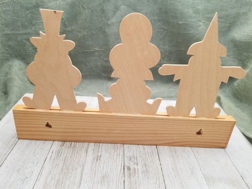 Vintage Wooden Circus Clown Wall Mount 3 Peg Hat Coat Peg Rack - Picture 5 of 6