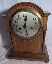Antique Gustav Becker Bracket Mantel Clock Part Or Repair  