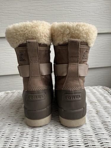 Sorel Women's Tivoli IV Slope Waterproof Boots Size 10 Omega Taupe Major Brown - Picture 4 of 8
