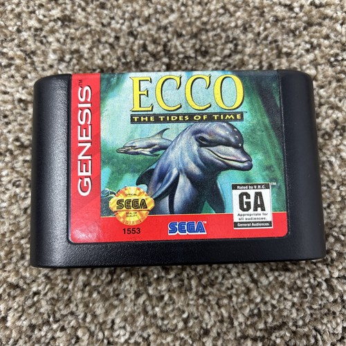 Ecco: The Tides of Time (Sega Genesis, 1994) CIB with Manual Tested - Picture 5 of 7