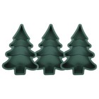 3 Pcs Christmas Tree Silicone Mold Molds Food-grade Baking Festive Cake