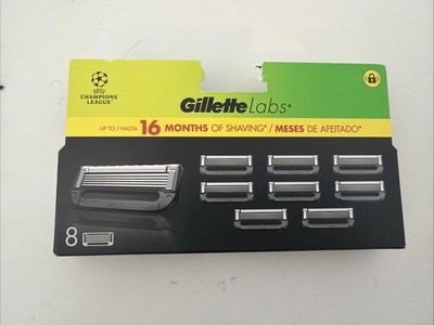Gillette Labs Rasierklingen-Nachfüllpack | 8 Stück XL | 100% ORIGINAL      