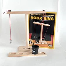 Buzzed Classics Hook and Ring Game - Ring Toss Game for Adults Fun Gift