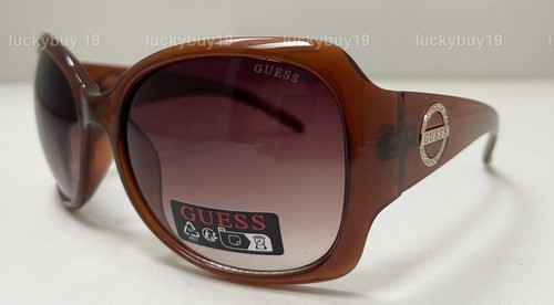 NWT GUESS GO00069 Brown Gold Authentic Women Sunglasses Gift idea /539/ New - Picture 2 of 7