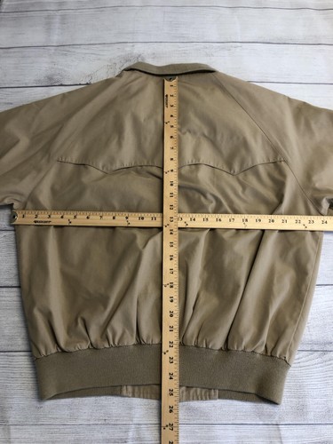 Vintage Lands End Jacket Mens Large Bomber Cord Collar Classic 90s - Picture 5 of 5