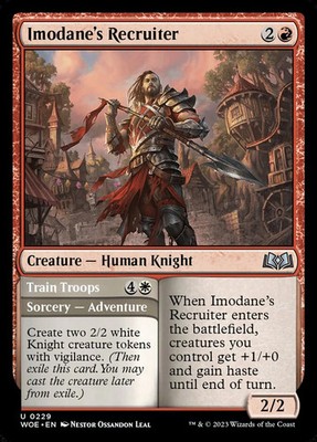 Imodane's Recruiter // Train Troops - MTG Cards Shop