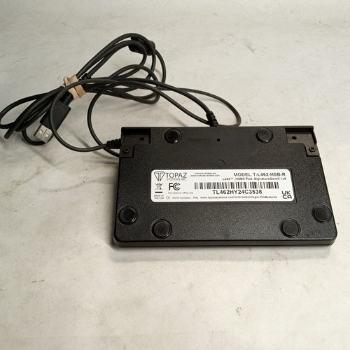 Topaz Systems T-LBK462-HSB-R Signature Gem LCD 1x5 Backlit Signature Pad - Picture 4 of 4