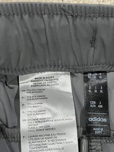 Adidas Pants Men Extra Large Gray Essential Joggers Stretch Athletic Performance - Picture 11 of 14
