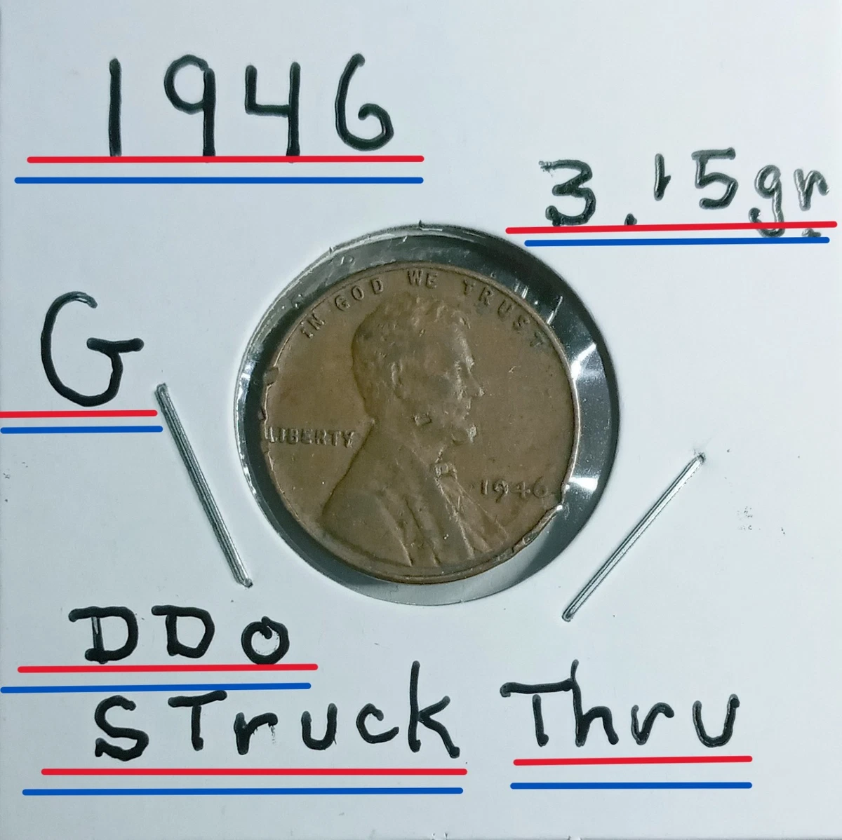 Lincoln Wheat Penny 1946 Year US Coin Errors for sale | eBay
