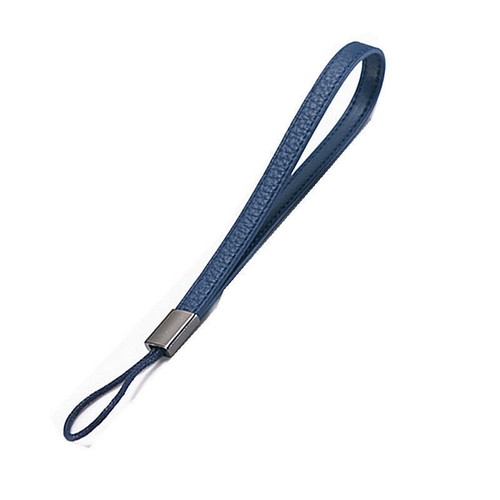 Cartera monedero de cuero de vaca para hombre bolso de muñeca asa correa de cordón - Imagen 4 de 19