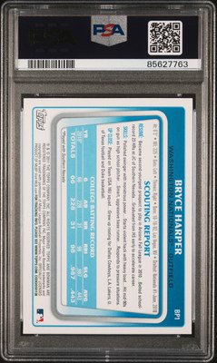 2011BowmanProspects ブライスハーパー BP1 2011 BOWMAN PROSPECTS #BP1 BRYCE HARPER PSA 9 | eBay
