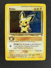 Pichu - 12/111 Neo Genesis Unlimited Holo Rare Pokemon - NM