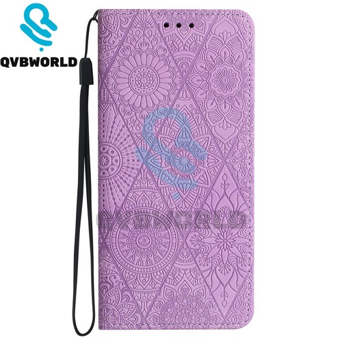 For iPhone 16 Pro Max 15Plus 14 13 12 11 Embossed Leather Wallet Case Flip Cover - Picture 13 of 16