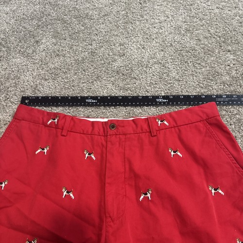 Vintage 90s Ralph Lauren Polo Golf Embroidered Dog Terrier Shorts 38” - Picture 7 of 8