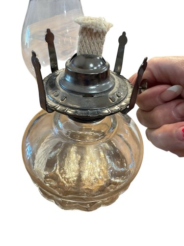 Vintage Lamplight Farms Bubble Glass Lantern with Clear Globe Made In USA Unused - Picture 15 of 15