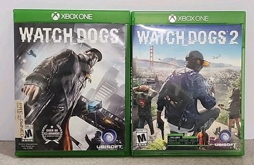 Watch Dogs 1 & Watch Dogs 2 (Microsoft Xbox One) Bundle Lot
