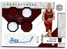 2019-20 Panini Chronicles Dylan Windler Rookie Cornerstones Quad /99