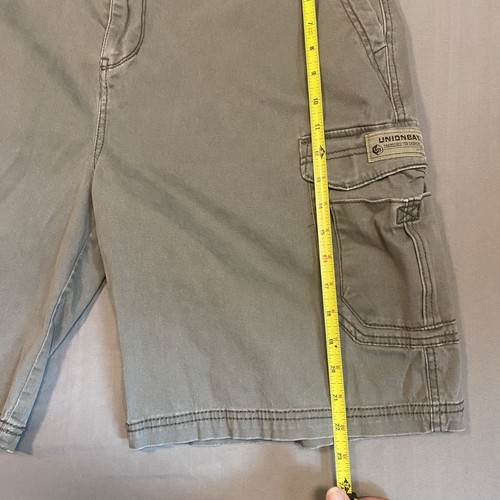 Unionbay Shorts Mens 42 Gray  Cargo Utility Loose Fit Cotton Outdoor Y2K - Picture 7 of 9
