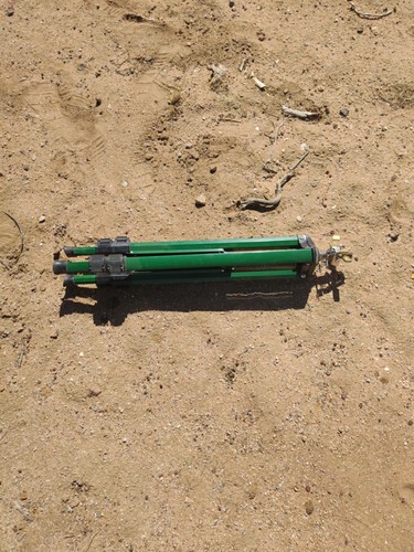 Orbit Tripod 48" Gear Drive Sprinkler Tripod Brass Impact Head Irrigation Garden - Picture 7 of 8