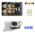 Pour  5 PCIe Vers 2CH M.2 HAT (B) Compatible 2280 NVMe M.2 SSD HAT avec Câb9481