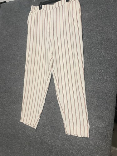 Anthropologie Pull On Hose weiß mit rot gestreiften Größe M - Bild 2 von 15