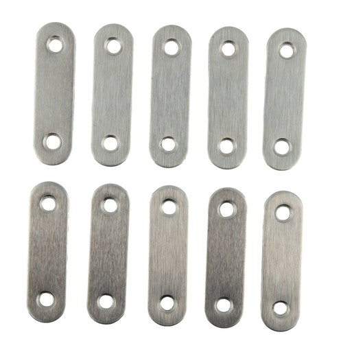 10 Edelstahl Flachwinkel für Reparatur und Verbindung gerade und stabil - Bild 6 von 45