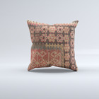 Kilim Cushion Cover 60x60 cm Square Wool Large Pillowcase Vintage Turkish 66571