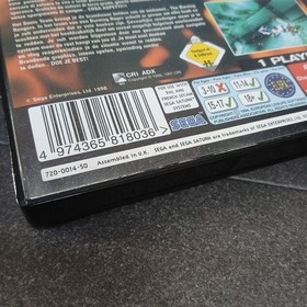 Sega Saturn Burning Rangers VGC CIB PAL UK Release Complete With Manual Rare