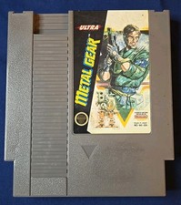 Metal Gear (Nintendo Entertainment System, 1988) Game Only, Cleaned And Tested