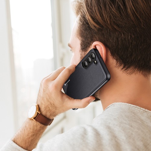 Dux Ducis Fino etui Samsung Galaxy S23+ pokrowiec z silikonową ramką szare - Zdjęcie 6 z 12