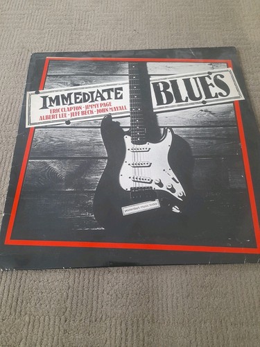 ERIC CLAPTON & GUESTS - IMMEDIATE BLUES 1980 ORIGINAL COMPILATION VINYL LP VGC+ - Picture 1 of 2