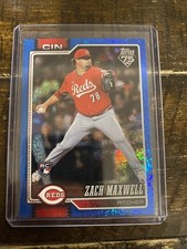 2026 Topps Series 1- Zach Maxwell Reds #143 RC Blue /150