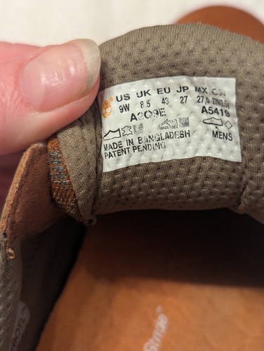 Timberland Bradstreet Oxford Schuhe Herren Braun Ultra Leder Größe UK 8,5 - Bild 7 von 7