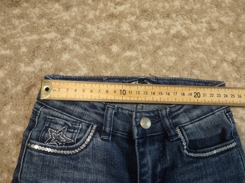 Levi's Flare Bell Bottoms Sequence And Stars Adjustable Waist Youth Size 4 - Picture 9 of 9