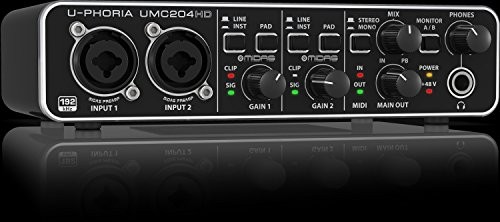NEW BEHRINGER UMC 204 HD 24-Bit 192 kHz USB Audio interface Beringer JAPAN #gy2 - Picture 5 of 9