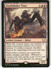 DEPTHSHAKER TITAN #9 (RARE) MTG COMMANDER: EDGE OF ETERNITIES