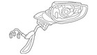 Genuine Mazda Mirror Assembly BENK-69-181F