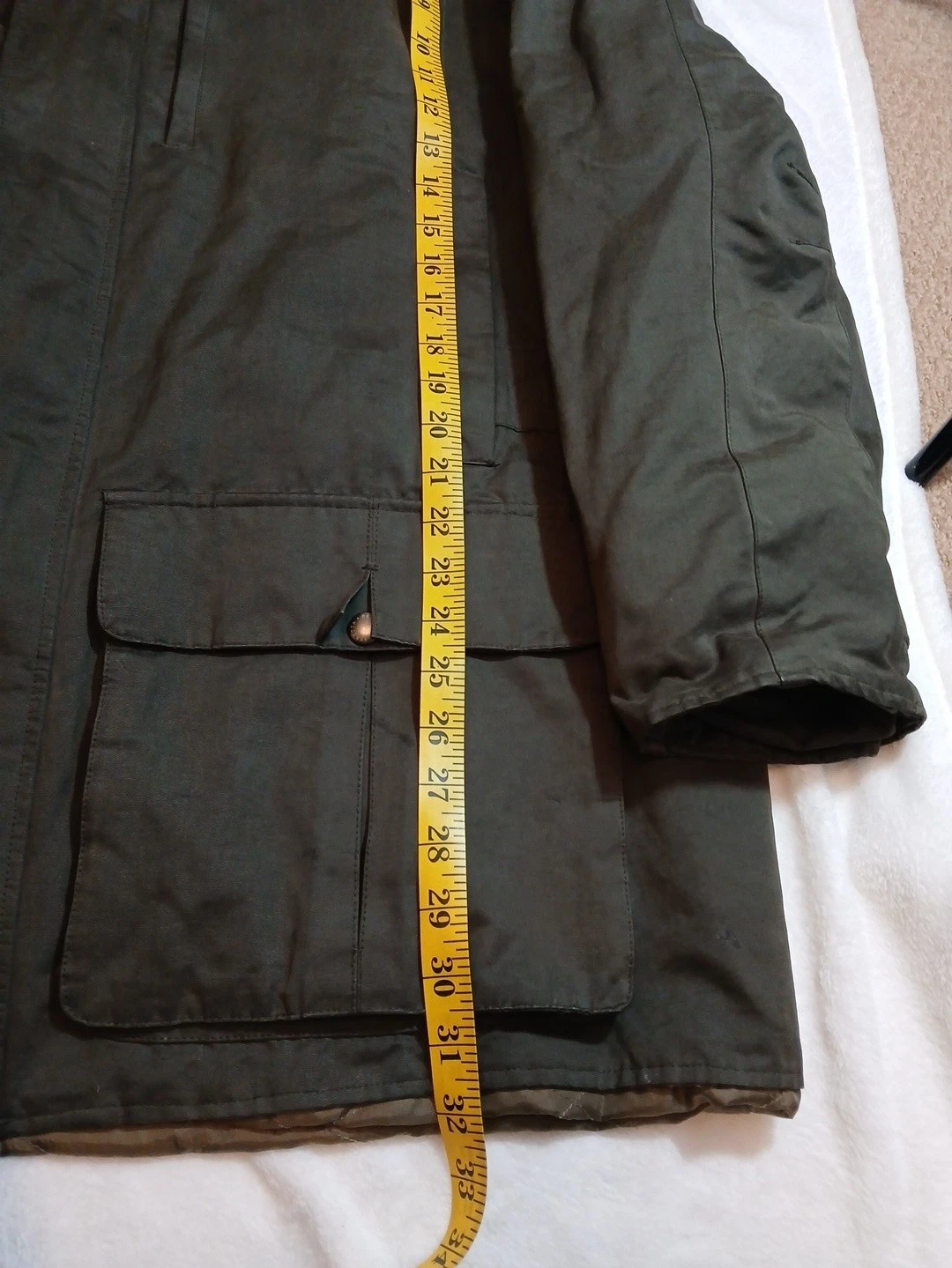 Beretta Field Coat Mens 3XL Green Hunting Shooting Jacket Italian Design EUC image 9