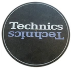 Technics Turntable Slipmat Black DJ Record Player SL-1200 SL-1210 From Japan