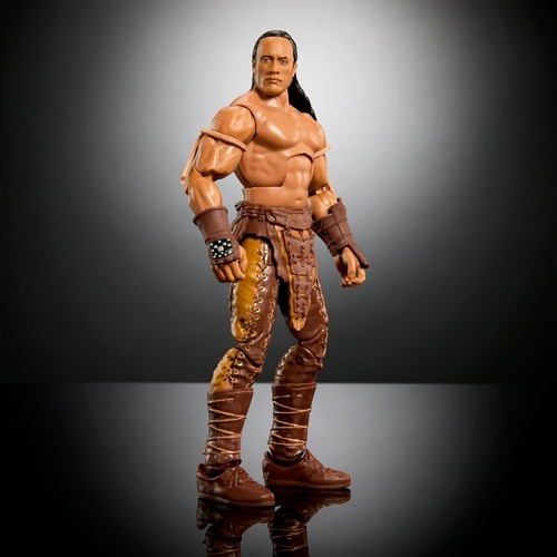 Mattel WWE Elite Action Figure & Accessories, 6-inch Collectible The Rock as the - Picture 2 of 6
