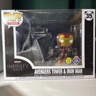 Funko Pop! Town: Marvel-35 Avengers Tower & Iron Man-Diamond Comics (Exclusive)