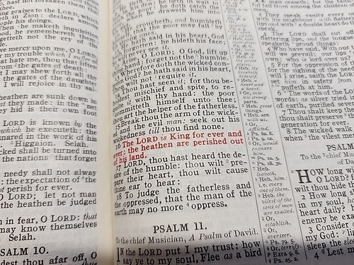 Leather HOLY BIBLE Concordance KJV Red Letter Illustrated Oxford Vintage Book - Picture 13 of 24